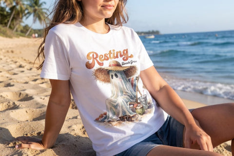Sublimation Grumpy Annoyed Beach Ghoul Holiday Sublimation artnoy 