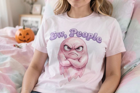 Sublimation Grumpy Anti-Social Halloween Quote Sublimation artnoy 