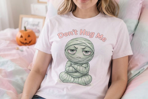 Sublimation Grumpy Anti-Social Halloween Quote Sublimation artnoy 