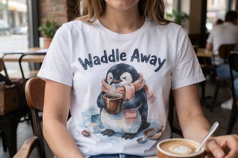 Sublimation Grumpy Arctic Coffee Brew Crew Quote Sublimation artnoy 