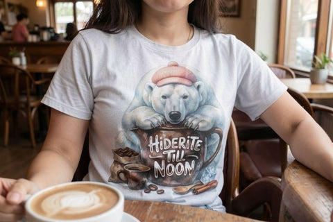 Sublimation Grumpy Arctic Coffee Brew Crew Quote Sublimation artnoy 
