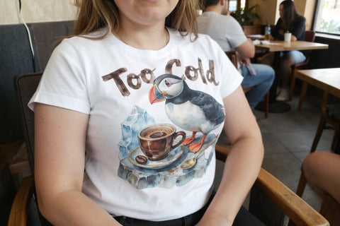 Sublimation Grumpy Arctic Coffee Brew Crew Quote Sublimation artnoy 