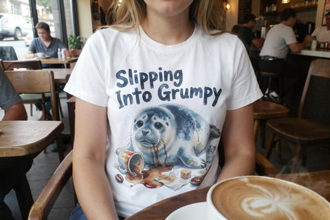 Sublimation Grumpy Arctic Coffee Brew Crew Quote Sublimation artnoy 