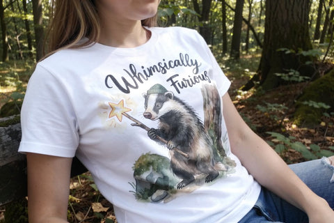 Sublimation Grumpy Bear Badger Hygge Watercolor Quote Sublimation artnoy 
