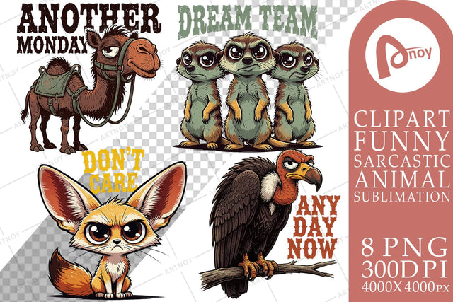 Sublimation Grumpy Desert Wildlife Cynics Sublimation artnoy 