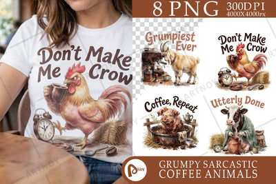 Sublimation Grumpy Farmhouse Morning Coffee Club Quote Sublimation artnoy 