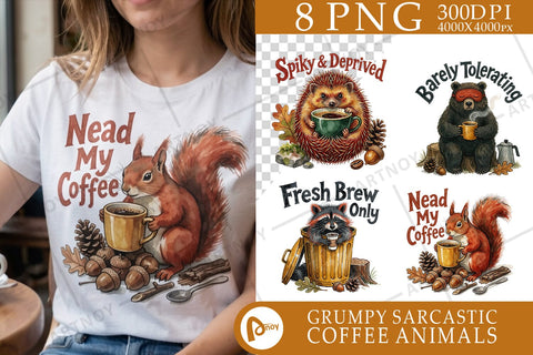 Sublimation Grumpy Forest Foragers Coffee Moods Quote Sublimation artnoy 