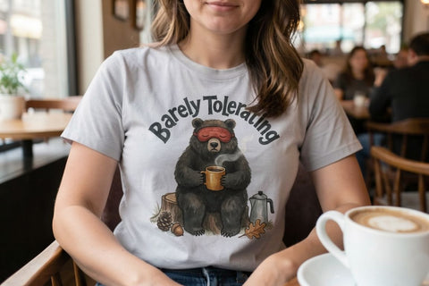 Sublimation Grumpy Forest Foragers Coffee Moods Quote Sublimation artnoy 