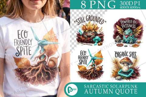 Sublimation Grumpy Garden Golem Autumn Moods Quote Sublimation artnoy 