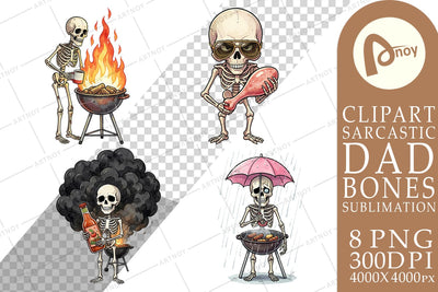 Sublimation Grumpy Grill Dad Bone Watercolor Sublimation artnoy 