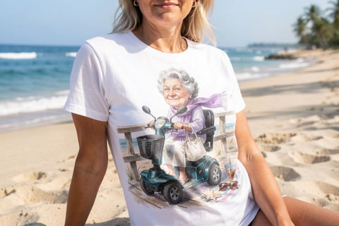 Sublimation Grumpy Impatient Beach Grandma Sublimation artnoy 