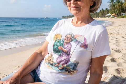 Sublimation Grumpy Impatient Beach Grandma Sublimation artnoy 