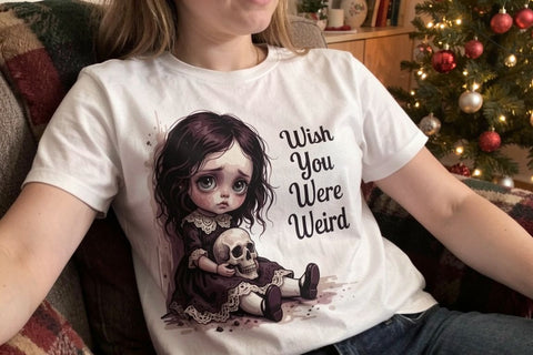 Sublimation Grumpy Victorian Toy Gothmas Quote Sublimation artnoy 