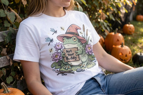 Sublimation Grumpy Witch Familiar Cartoon Sublimation artnoy 