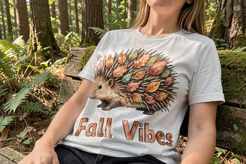 Sublimation Harvest Foraged Woodland Folk Watercolor Sublimation artnoy 