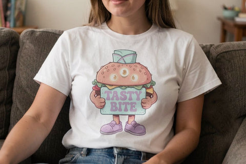 Sublimation Haunted 90s Pastel Diner Mascots Sublimation artnoy 