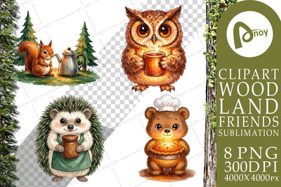 Sublimation Hearthfire Kitchen Animal Watercolor Sublimation artnoy 
