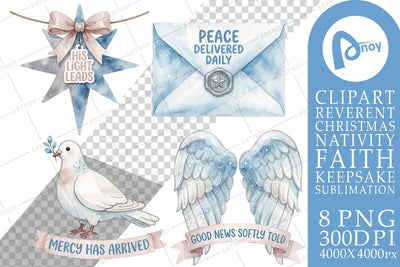 Sublimation Heavenly Choir Stars & Angel Mail Sublimation artnoy 