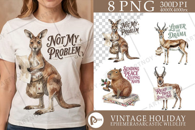 Sublimation Holiday Airmail & Stamp Post Animals Sublimation artnoy 