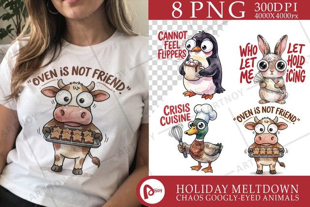 Sublimation Holiday Kitchen & Cookie Chaos Sublimation artnoy 