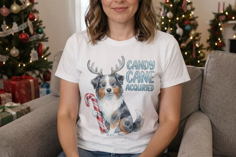 Sublimation Holiday Reindeer Antler Zoomie Dogs Sublimation artnoy 