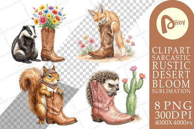Sublimation Introvert Desert Animal Watercolor Sublimation artnoy 