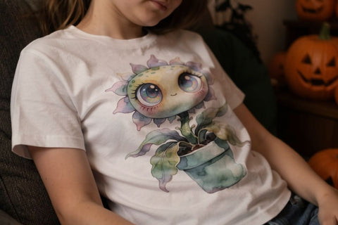 Sublimation Iridescent Spooky Garden Ghost Friends Sublimation artnoy 