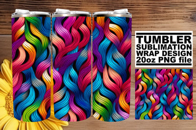 Sublimation Joy: 3D Tumbler Artistry Sublimation afrosvg 