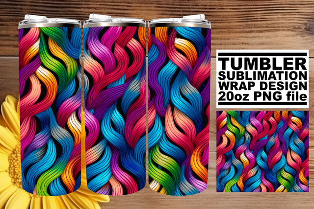 Sublimation Joy: 3D Tumbler Artistry Sublimation afrosvg 