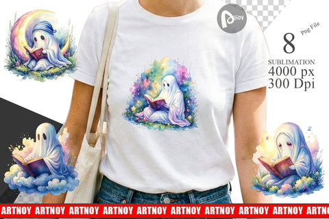 Sublimation Late Night Starry Reader Sublimation artnoy 