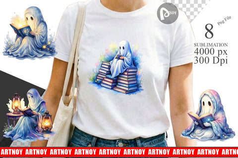 Sublimation Late Night Starry Reader Sublimation artnoy 