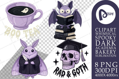 Sublimation Lavender Goth Library Academia Art Sublimation artnoy 