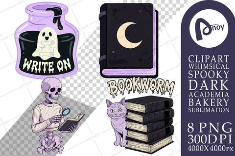 Sublimation Lavender Goth Library Academia Art Sublimation artnoy 