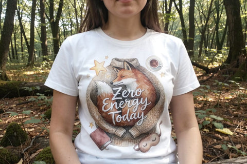 Sublimation Lazy Fox Cozy Hygge Watercolor Quote Sublimation artnoy 