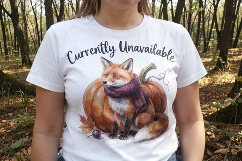 Sublimation Lazy Fox Cozy Hygge Watercolor Quote Sublimation artnoy 