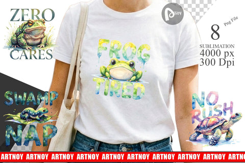 Sublimation Lazy Frog Zen Sublimation artnoy 