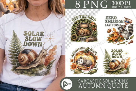 Sublimation Lazy Solarpunk Autumn Sloth Moods Quote Sublimation artnoy 