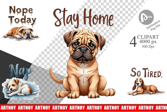 Sublimation Lazy Vibes Ugly Cute Dog Watercolor Quotes Sublimation artnoy 
