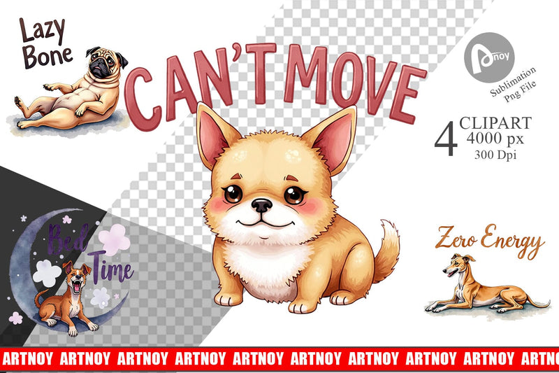 Sublimation Lazy Vibes Ugly Cute Dog Watercolor Quotes Sublimation artnoy 