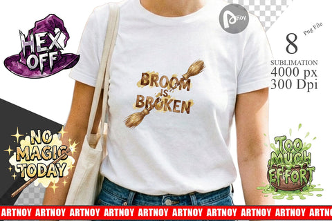 Sublimation Lazy Witch Sarcastic Quote Sublimation artnoy 