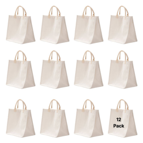 Sublimation Linen Shopping Bag | Craft Express | Blanks for Sublimation & Heat Transfers Physical Craft Express 12-Pack 
