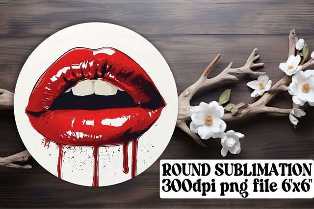 Sublimation Lips Delights: Stylish 3D Lips Accessories Bundle Sublimation afrosvg 