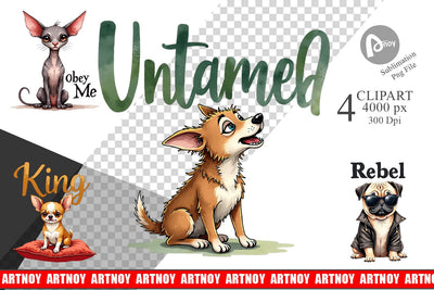 Sublimation Little Tyrant Canine Watercolor Quotes Sublimation artnoy 