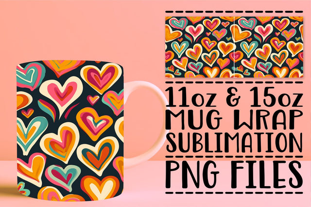Sublimation Love Delights 11oz Sublimation afrosvg 
