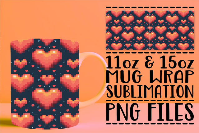 Sublimation Love Patterns 11oz Sublimation afrosvg 