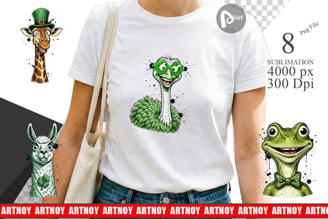 Sublimation Lucky St Paddys Animal Art Sublimation artnoy 