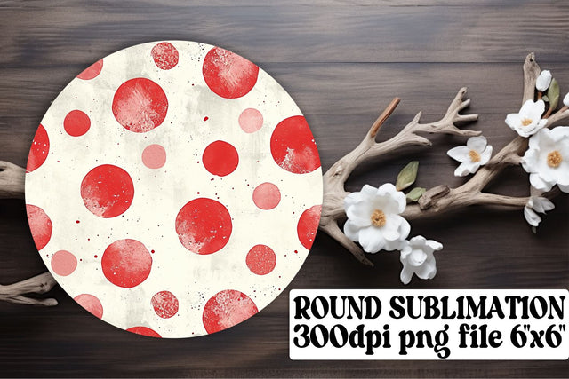 Sublimation Magic: Circular Glitter Ornaments Sublimation afrosvg 