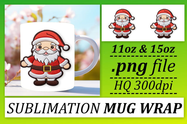 Sublimation Magic in 3D: Embroidered Mug Wrap Sublimation afrosvg 