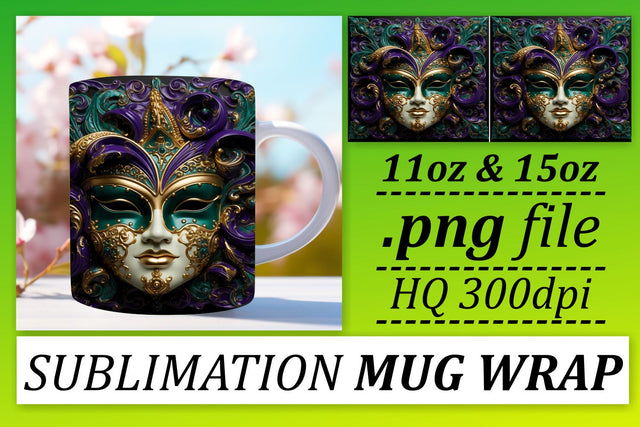 Sublimation Magic: Mardi Gras and Love Combined Sublimation afrosvg 