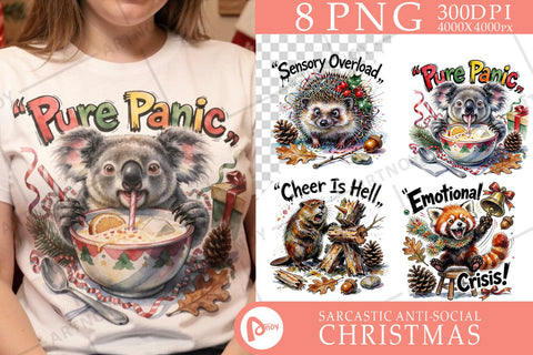 Sublimation Manic Festive Stress Meltdowns Quotes Sublimation artnoy 